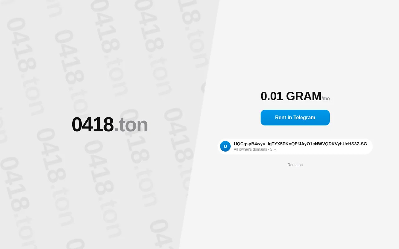 Screenshot of 0418.ton