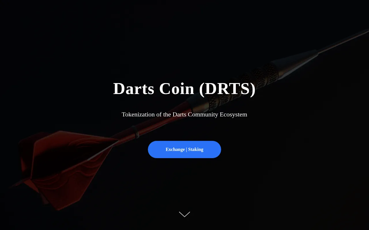 Screenshot of dartscoin.ton