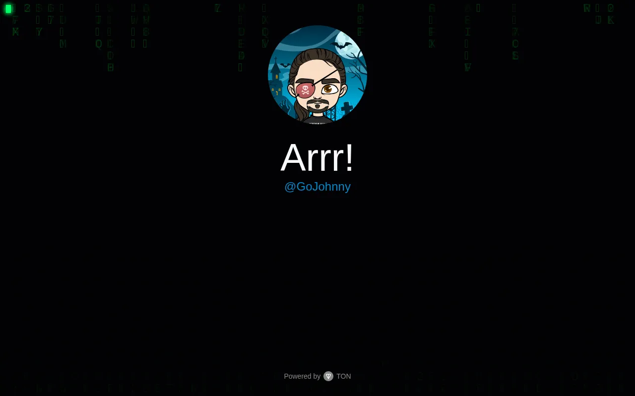 Screenshot of pirate.ton