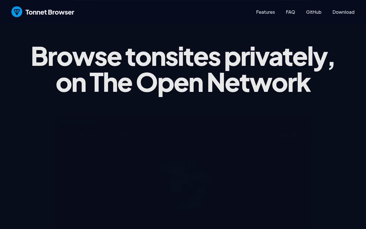 Screenshot of tonnet.ton