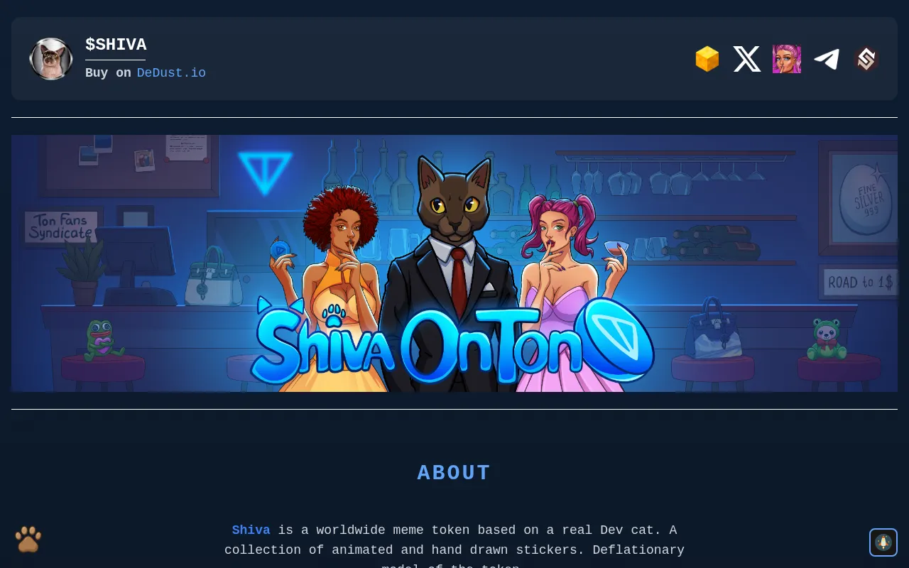 Screenshot of tonshiva.ton