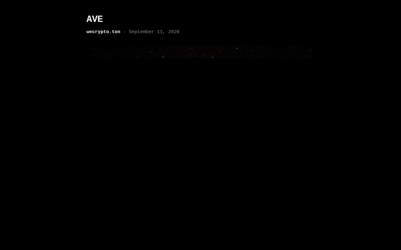 Screenshot of wecrypto.ton