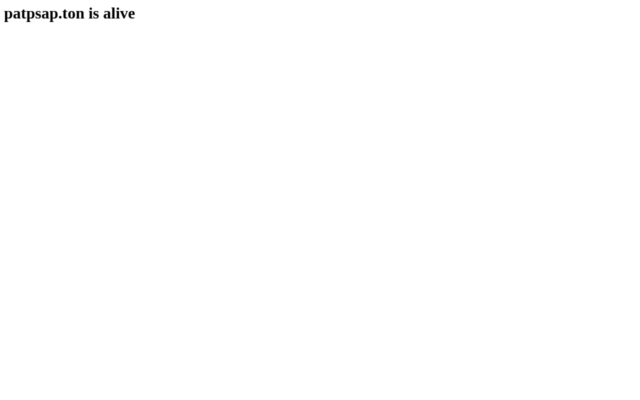Screenshot of www.patpsap.ton